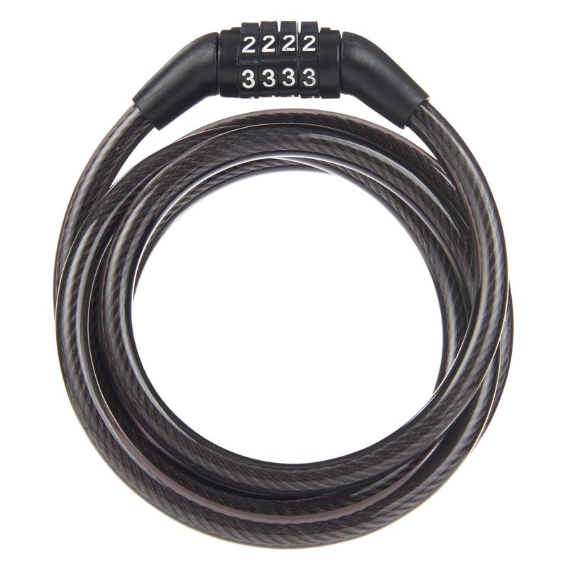 BRINKS 5 Ft Bike Lock Cable with Preset Combination, Vinyl Covered Bike Lock Combination Cable for Outdoor Use - Image 3